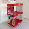 Drinks advertising plastic display shelves