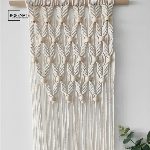 

Macrame Wall Hanging Art Woven Tapestry Boho Home Decor Apartment Dorm Room Decoration, As picture