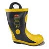 Flame Resistant Heat And Oil Resistant Rubber Safety Fire Fighting Boots