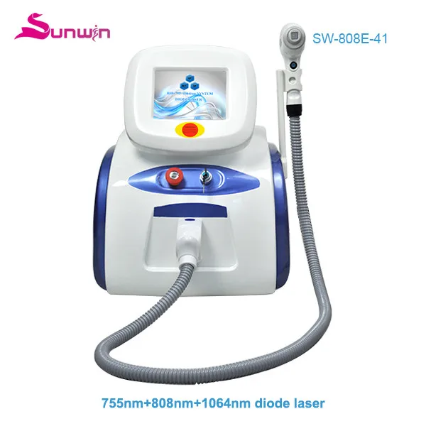 

Tripe wavelengths 808nm 1064nm 755nm diode laser permanent hair removal portable salon beauty machine