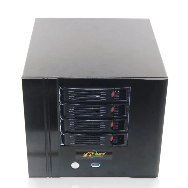 

Block chain 4 bay NAS driver case with 200w Power supply