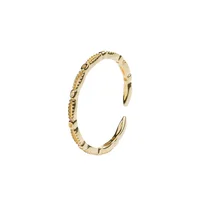

F882 Minimalist Women's 925 Sterling Silver Rings 18k Gold Vermeil Finger Rings Factory Price Bulk Wholesale
