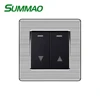 Hidden Socket Power Window Switches,Stainless Steel Louver Window Lifter Switch