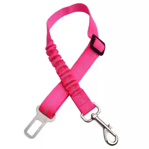 Image of Adjustable Nylon Pet Safety Car Dog Seat Belt