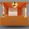 Modern custom made high quality convenient beautiful design fast food kiosk in mall for sale