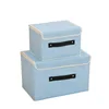 400834 China manufacturer top sale foldable storage box cube with lids and handles