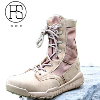 

CQB Black Outdoor Hiking Trekking Climbing Sport Shoes Leather Tactical Combat Military High Boots