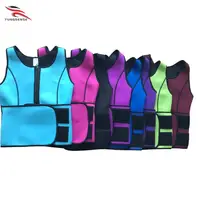 

2019 New Neoprene Sauna Sweat Body Building Shapers Slim Vest With Waist Trainer Belt