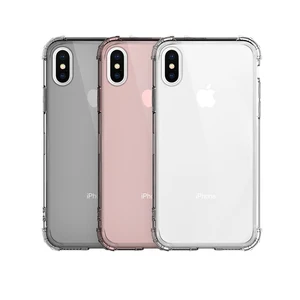 For iPhone X Phone Case Transparent Silicon Soft TPU Clear Back Cover Mobile Case,For iPhone X Case
