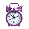Creative cute mini metal small alarm clock 4 cm electronic small alarm clock