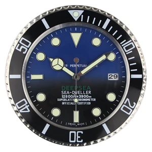 Image of china wholesale decorative wall clock luxury wrist watch wall clock(T6110B)