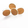 Nature Wood Groom Shirt Accessories Wood Sleeve Button