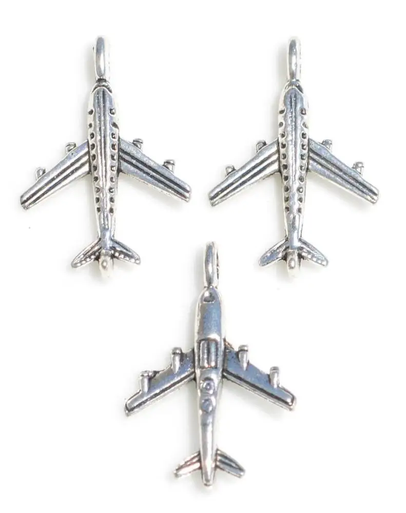 

Hot Sale Airplane Tone Charms Lover Plane Airplane Pendants Antique Air Force Charms Realistic Planes