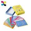 Printing OEM Full Color Printing Each Page Custom Cardboard Flash Cards