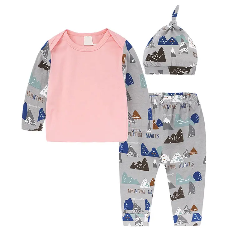 

Fashionable baby clothing long sleeve toddler girls sets