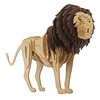 wholesale happy diy model design lion animal jigsaw 3d paper toy puzzle maker for kids educational