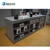 RECHI Design and Custom Made Retail Electronic Display Counter Table with Under-table Accessory Storage Cabinet