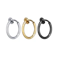 

Stainless steel magnetic Clip On Earrings non pierced nose hoop