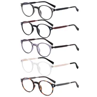 

BLEKJ57 Latest Eye Wear Eyeglasses TR90 Anti Blue light Blocking Optical Frame Round Eyewear Acetate Glasses Frames