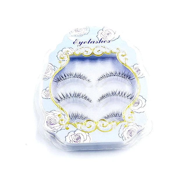 Wholesale hand-sharpened eyelashes 3 pairs false eyelashes