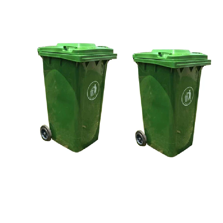 
120l 240l 660l pedal mobile plastic dustbins garbage waste bin 