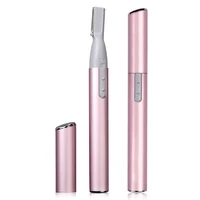 

Hot Sale Portable Safety Mini Electric Shaving Pen Hair Remover clipper Razor Tool Kit For Lady Eyebrow Shaping Trimmer
