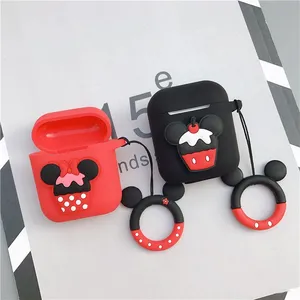 Cute Cartoon Disneys Mickey Minnie Soft silicone Case For Apple Air-pods Case Wireless Earphone Cover