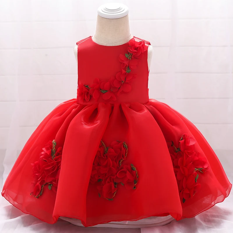 

MQATZ Cheap china wholesale baby frock designs dress models clothing L1883xz, White, champagne,,rose red, purple,pink