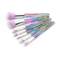 

Wholesale private label crystal handle makeup brush set vegan cosmetics makeup brushes Foundation Powder Brushes
