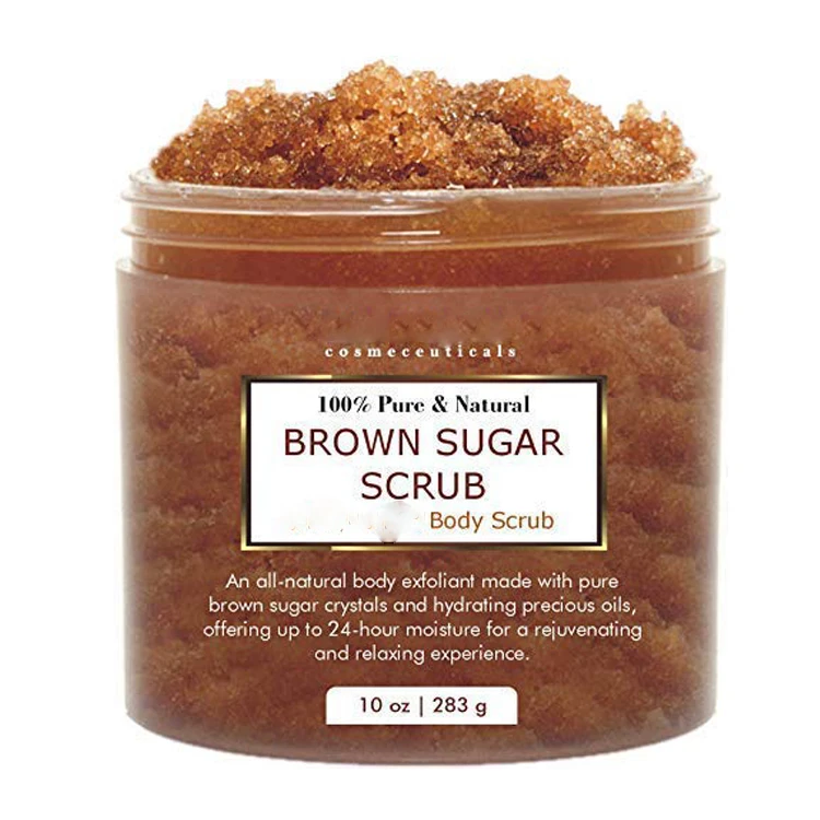 

Wholesale Customized organic Brown sugar Scrub Body Exfoliator Anti-wrinkle spot