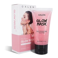 

NEW 60g OALEN Pink Glitter Starry Face Mask For Anti-Wrinkle And Anti-age Glow Peel Off Mask