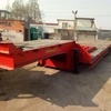 Used 2/3/4 axles Hydraulic Lowbed semi trailer heavy truck trailer lo bed trailer