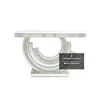 Wholesale mirrored furniture glass silver dining console table