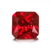 hot sales 3*3mm No5 emerald ruby for ruby earrings
