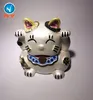 Custom factory metal crystal animal shape cat jewelry trinket box