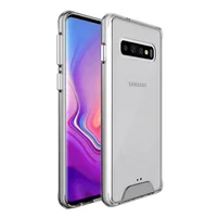 

SAIBORO anti scratch clear transparent tpu pc cell phone case for samsung galaxy s10 s10e s10plus back cover