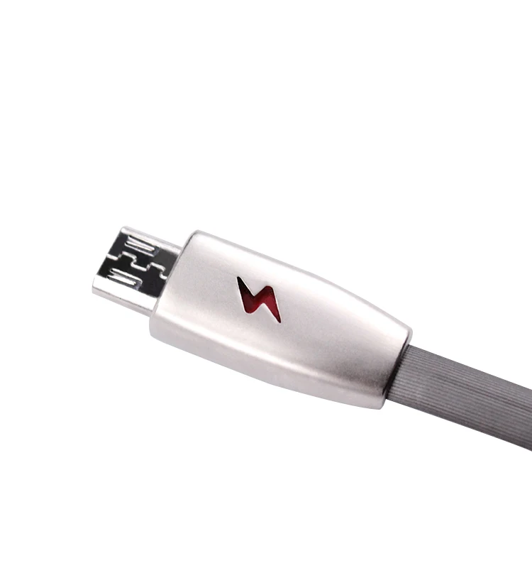 

Free sample Zinc Alloy mirco usb cable charge cable for micro usb cable