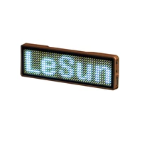 

Flashing Name Tag USB Programmable Scrolling Message LED Badge Pin