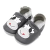 High quality cute hippo design baby soft shoes real leather baby shoes