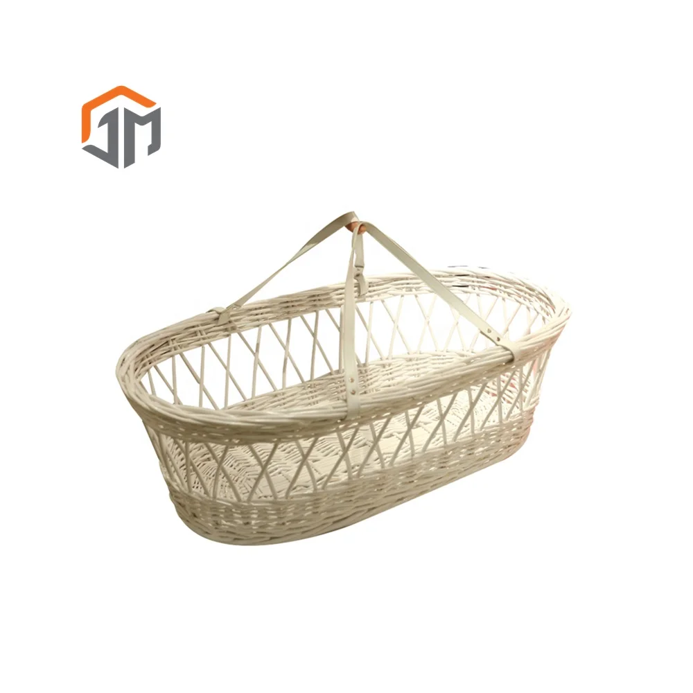 wicker bassinet basket