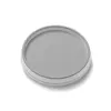 Plastic Round Turntable Kitchen Organizer with Non-slip Lining and Rubber Feet Easy to Clean Easy to Spin- White
