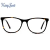 2019 Square glasses acetate and metal spectacle frame eyeglasses AM30