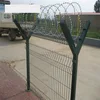 galvanized welded 3d fencing razor wire prison fence hot sale