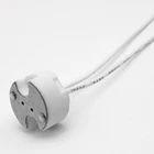 SHENPU バイピンベースセラミックボディ G4 G6.35 GY6.35 GX5.3 MR16 MR11 ランプホルダーハロゲン白熱 LED