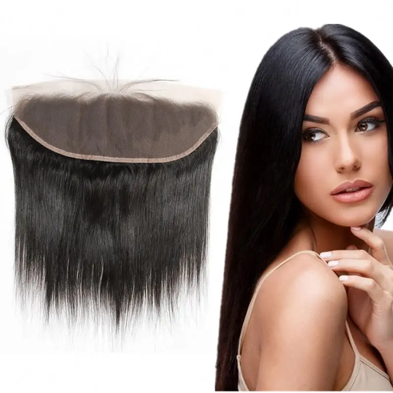 

Wendy super double drawn virgin hair silk base closures lace frontal swiss lace frontal, #1b