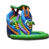 Commercial slide bouncy castle inflatable bouncer combo with pool
