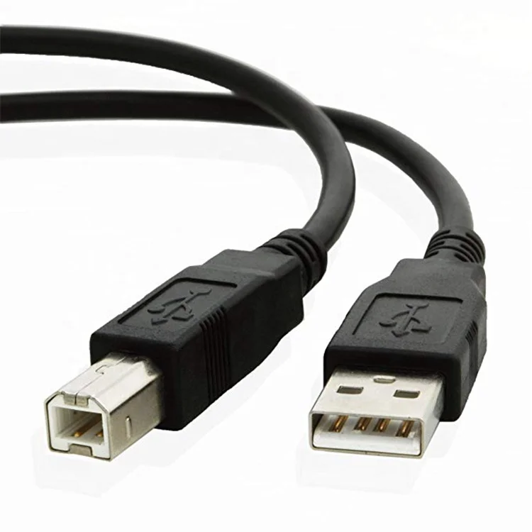 

Hot Selling Black 1m USB 2.0 Type A to Standard USB B Type Printer scanner Cable