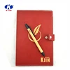 KJIN A5 size kraft paper cover file folder with notepad and ball
