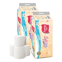 

Premium 4 Ply Coreless White Roll Paper Toilet Tissue Roll