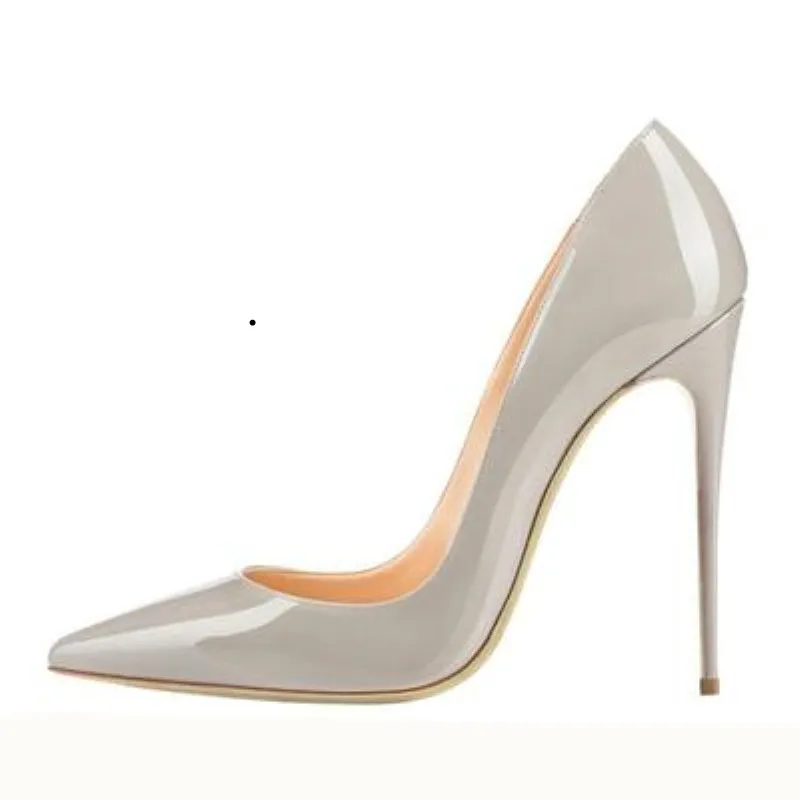 

Classic Elegant Women Pointed Toe High Heels Party Shoes Sexy Solid Pu Chaussure Femme Ladies Dress Shoes